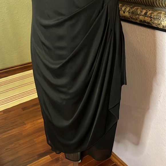 NWT DJ-Jaz semi- formal dress- beaded net overlay/ chiffon layer Sz 4 - Picture 4 of 16